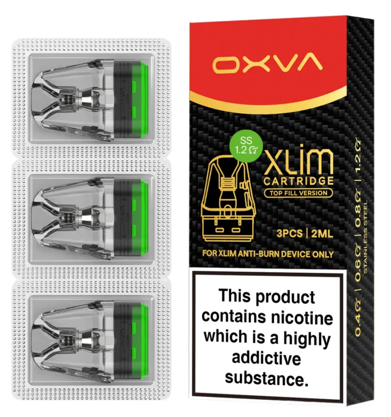 oxva ss anti burn pod 2ml. oxva ss anti burn pod 2ml.